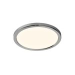 Nordlux LED Bulkhead Oja 29 White And Chrome 14.5W 1600lm - 830 840 CCT | Nightmode - IP54