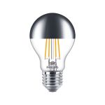 Philips Classic LED Bulb E27 Pear Mirror 7.2W 650lm 650lm - 827 Extra Warm White | Dimmable - Replaces 60W
