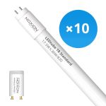 Multipack 10x Noxion LED Tube T8 Avant (EM/Mains) Standard Output 17.5W 1800lm - 830 Warm White | 120cm - Replaces 36W