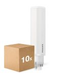 Multipack 10x Philips CorePro PL-C LED 6.5W 700lm - 830 Warm White | Replaces 18W