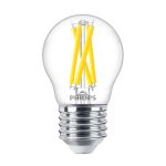 Philips MASTER LED E27 Ball Filament Clear 3.5W 470lm - 922-927 Dim To Warm | Best Colour Rendering - Dimmable - Replaces 40W