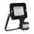 Ledvance LED Floodlight Compact Black 10W 1000lm 100D - 840 Cool White | IP65 - Symmetrical - Motion and Light Sensor
