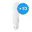 Multipack 10x Philips Corepro PL-C LED 6.5W 600lm - 830 Warm White | Replaces 18W