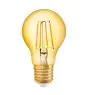 Osram Vintage 1906 LED E27 Pear Filament Gold 7.5W 865lm - 825 Extra Warm White | Replaces 60W