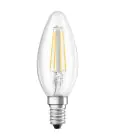 Ledvance  Classic LED E14 Candle Filament Clear 4W 470lm - 840 Cool White | Replaces 40W